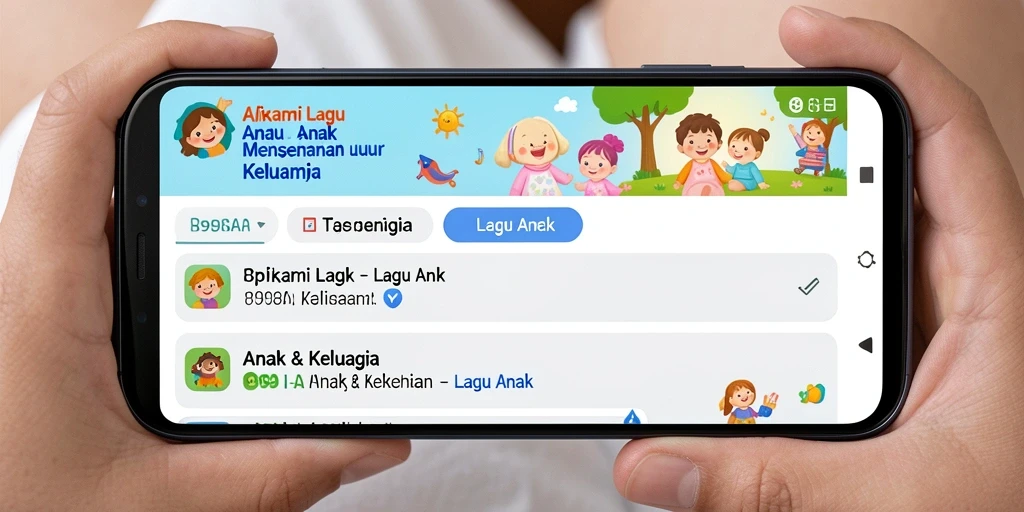 Tampilan antarmuka aplikasi 898A yang ceria dan ramah anak.