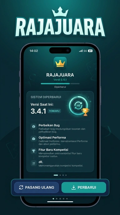 Tampilan riwayat versi rajajuara